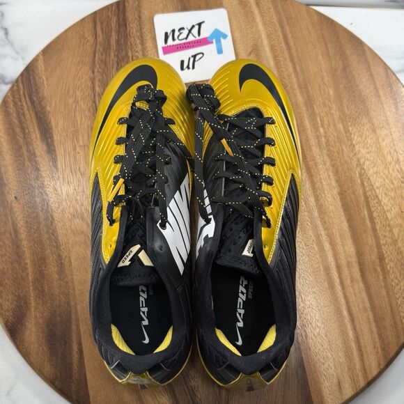 Men Size 10-Nike Vapor Speed Low TD Maize Gold/Black Football Cleats 643152-700 main image 7